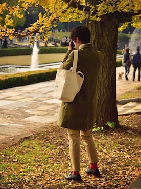 「Journal Standard TRISECT（トライセクト）のアイテム（その他シューズ）」を使った、YANさん（メンズ・167cm）の秋コーディネート