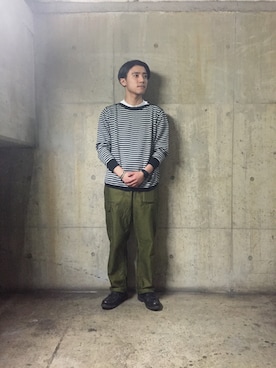 「名古屋パルコ」｜西川卓さん（メンズ・168cm）の冬コーディネート