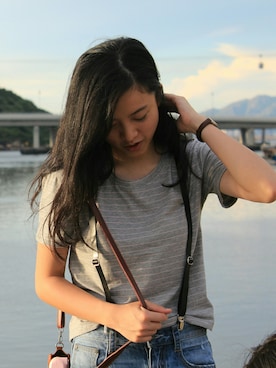 「NAU（ナウ）のアイテム」を使った、Missecy Tさん（レディース・156cm）の夏コーディネート