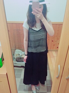 ⁂𝕂𝔸ℕ𝔸⁂さん（レディース・165cm）の夏コーディネート