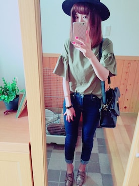 ⁂𝕂𝔸ℕ𝔸⁂さん（レディース・165cm）の夏コーディネート