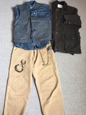 「Carter's（カーターズ）のアイテム」を使った、さとぅーさん（メンズ・172cm）の冬コーディネート