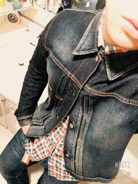 「Levi’s ENGINEERED JEANS（リーバイスエンジニアジーンズ）のアイテム（ジャケット/アウター）」を使った、山田 裕介さん（メンズ・170cm）の冬コーディネート