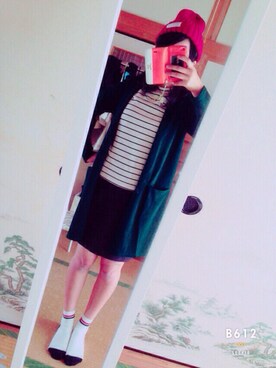 「pink adobe（ピンクアドベ）のアイテム（ジャケット/アウター）」を使った、あすかさん（レディース・156cm）の秋コーディネート