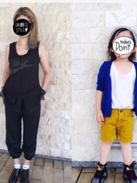 「HYKE（ハイク）のアイテム（スラックス）」を使った、Nさん（レディース・163cm）の秋コーディネート