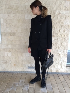 「HELMUT LANG（ヘルムートラング）のアイテム（その他パンツ）」を使った、Nさん（レディース・163cm）の秋コーディネート