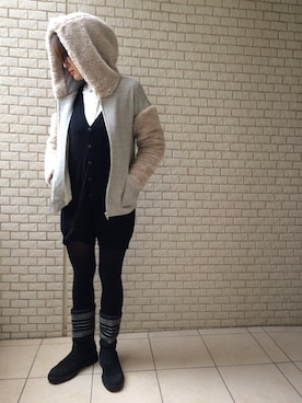 「AMBELL（アンベル）のアイテム」を使った、Nさん（レディース・163cm）の秋コーディネート