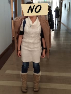 「dazzlin（ダズリン）のアイテム（ダッフルコート）」を使った、Ami さん（レディース・144cm）の冬コーディネート