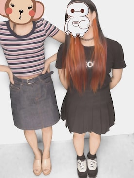 「NOHANT（ノアン）のアイテム」を使った、Ami さん（レディース・144cm）の夏コーディネート