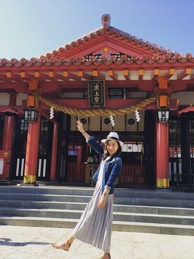 「RADOのアイテム」を使った、Yyさん（レディース・162cm）の春コーディネート