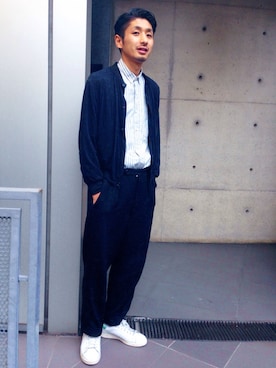 「ANTI」｜WAKOさん（メンズ・175cm）の冬コーディネート