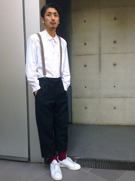 「ANTI」｜WAKOさん（メンズ・175cm）の冬コーディネート