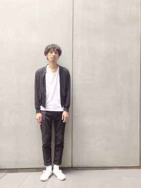 「アイテム（カーディガン/ボレロ）」を使った、WAKOさん（メンズ・175cm・30代）の夏コーディネート