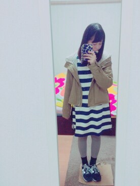 Yuさん（レディース・151cm）の冬コーディネート