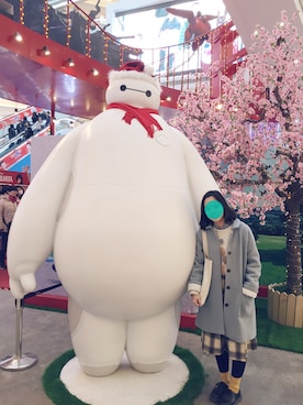 「SM2（エスエムツー）のアイテム（ダウンジャケット/コート）」を使った、suicaさん（レディース・158cm）の春コーディネート