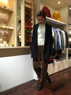 「beautifulpeople」｜Kurara Ichinoseさん（レディース・160cm）の冬コーディネート
