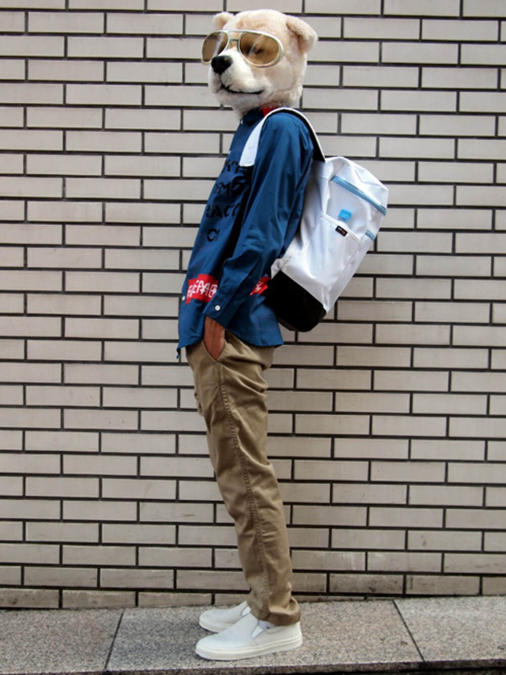 ザッシュ（仮称）さんの「月曜美術倶楽部(Monday Art Club) × TOKYO DEMOCRACY ANARCHY Shirt（Revelations/）」を使ったコーディネート