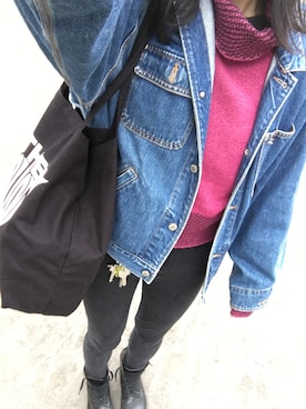 「KRIZIA（クリツィア）のアイテム」を使った、えるさん（レディース・168cm）の冬コーディネート