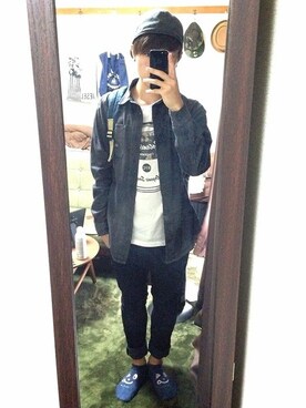 よしおかくんさん（メンズ・161cm）の秋コーディネート