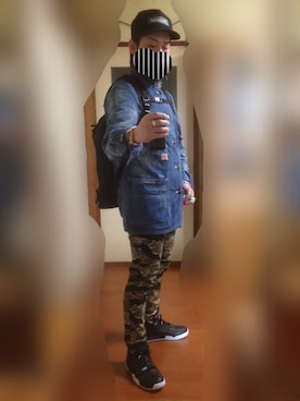 「Vestal（ベスタル）のアイテム」を使った、メタ太郎さん（メンズ・164cm）の春コーディネート