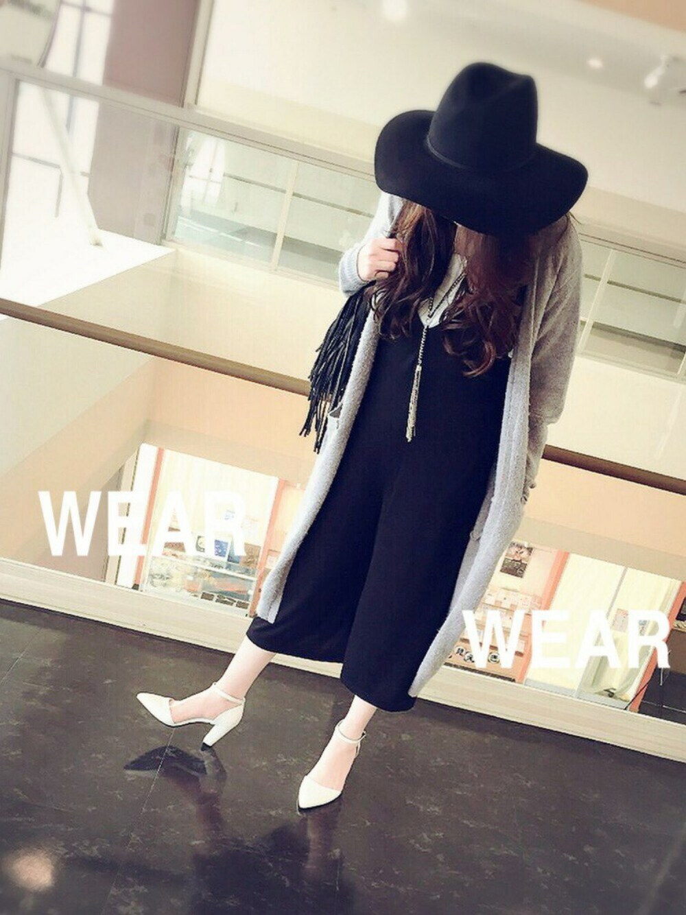 「ドラフトJS、ドラフトWE」｜「JEANASISの【通常販売スタート】セパレートアンクルヒールパンプス/565852（パンプス、ホワイト系）」を使った、CHIEさん（レディース・163cm）の春コーディネートの1枚目の写真