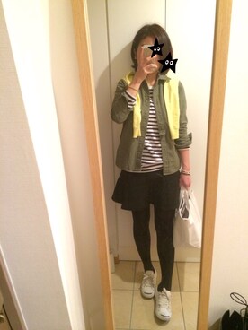 「CONVERSE（コンバース）のCONVERSE コンバース ジャック パーセル / JACK PURCEL（スニーカー）」を使った、syarakoさん（レディース・156cm）の春コーディネート