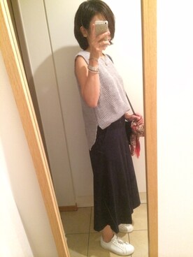 「AmebaShop（アメーバショップ）のアイテム」を使った、syarakoさん（レディース・156cm）の秋コーディネート