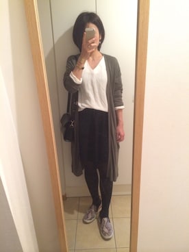 「Tanje（タンジェ）のアイテム」を使った、syarakoさん（レディース・156cm）の秋コーディネート