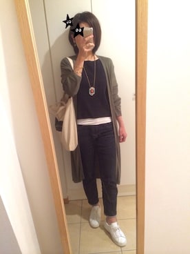 「candela（キャンデラ）のアイテム」を使った、syarakoさん（レディース・156cm）の秋コーディネート