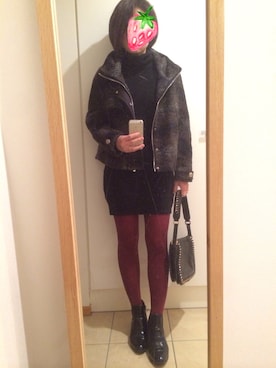 「EDITION（エディション）のアイテム（ブルゾン）」を使った、syarakoさん（レディース・156cm）の秋コーディネート