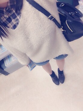 「アイテム（ブーティ）」を使った、momoko saitohさん（レディース・156cm・10代）の秋コーディネート