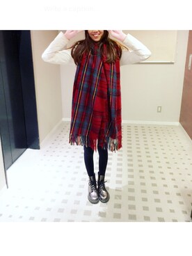 「アイテム（ブーツ、シルバー系）」を使った、Michelle.wさん（レディース・171cm）の秋コーディネート