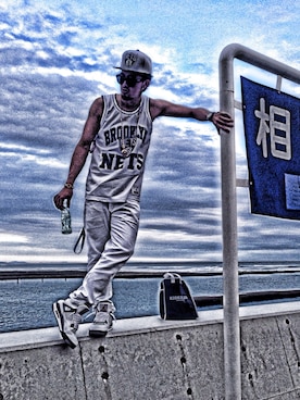 「Jordan」｜「アイテム（ジャージ）」を使った、s_h_o_91さん（メンズ・180cm）の夏コーディネート