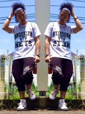 「アイテム（ジャージ）」を使った、s_h_o_91さん（メンズ・180cm・20代）の夏コーディネート