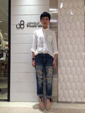 「アイテム（パンツ）」を使った、O-tanさん（レディース・168cm）の夏コーディネート