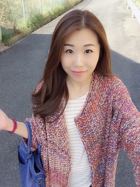 「アイテム（アンサンブル）」を使った、毛球酱さん（レディース・162cm）の春コーディネート