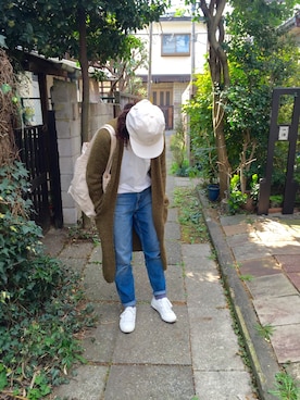 「マムジーンズ」｜mmmiroさん（レディース・164cm）の春コーディネート