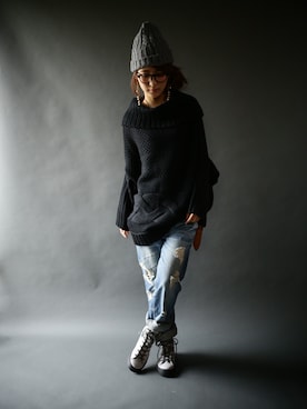 「アンティカ」｜antiquaさん（レディース・157cm）の秋コーディネート