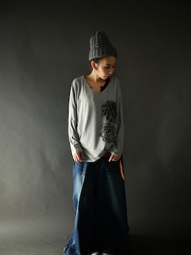 「アンティカ」｜antiquaさん（レディース・157cm）の秋コーディネート