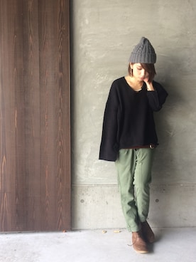 「アンティカ」｜antiquaさん（レディース・158cm）の秋コーディネート