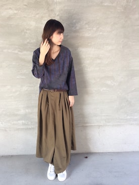「アンティカ」｜antiquaさん（レディース・165cm）の秋コーディネート