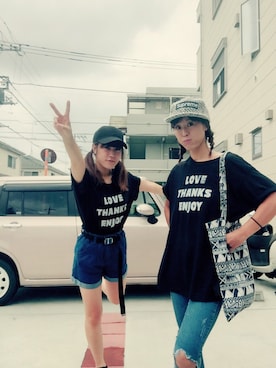 「selectshop moca（セレクトショップモカ）のアイテム」を使った、MARIK☻✡さん（レディース・160cm）の夏コーディネート