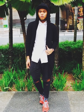 「tornjeans」｜NAIM OREO.さん（メンズ・187cm）の冬コーディネート