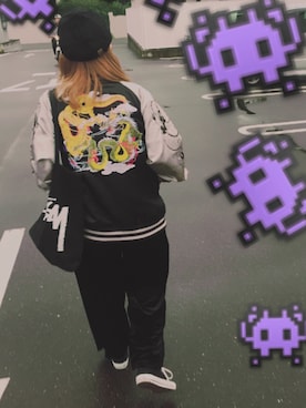「A.D.G（エーディージー）のアイテム」を使った、あいみさん（レディース・156cm）の秋コーディネート