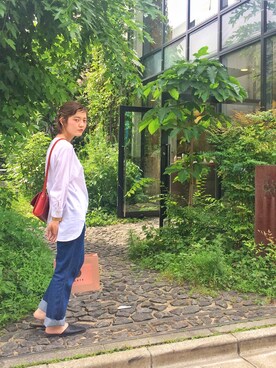 「Sheta（シータ）のアイテム」を使った、Natsuki_tanakaさん（レディース・162cm）の夏コーディネート