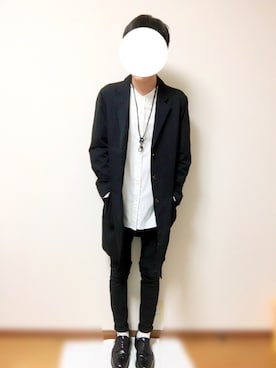 「UNIQLO（ユニクロ）のWOMEN ウルトラストレッチジーンズ（デニムパンツ）」を使った、なすくさん（メンズ・174cm）の秋コーディネート