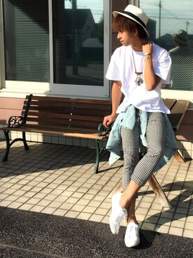 Matsuda Kazukiさん(メンズ・175cm)の春コーディネート