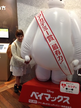 「ベイマックス」｜「アイテム（シャツワンピース）」を使った、tnsnさん（レディース・162cm）の秋コーディネート