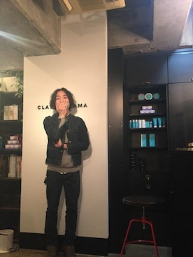 「STABILIZER GNZ（スタビライザージーンズ）のアイテム（デニムジャケット）」を使った、渡辺翔太さん（メンズ・172cm）の冬コーディネート
