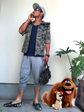 「アイテム（その他）」を使った、芳人さん（メンズ・170cm・40代）の夏コーディネート